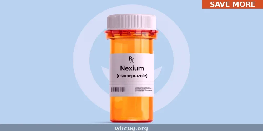 Generic Nexium (Esomeprazole) 40mg — Acid Reflux / GERD — Lowest Price From $0.55