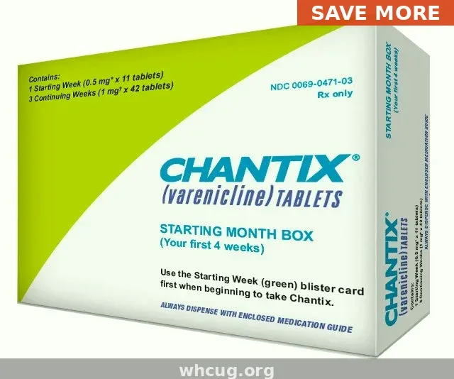 Buy Chantix 1mg Tablets USA — Varenicline Stop Smoking Online From $2.04