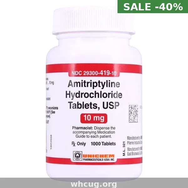 Buy Amitriptyline 50mg 4 Tablets Online — Amitriptyline From $0.18