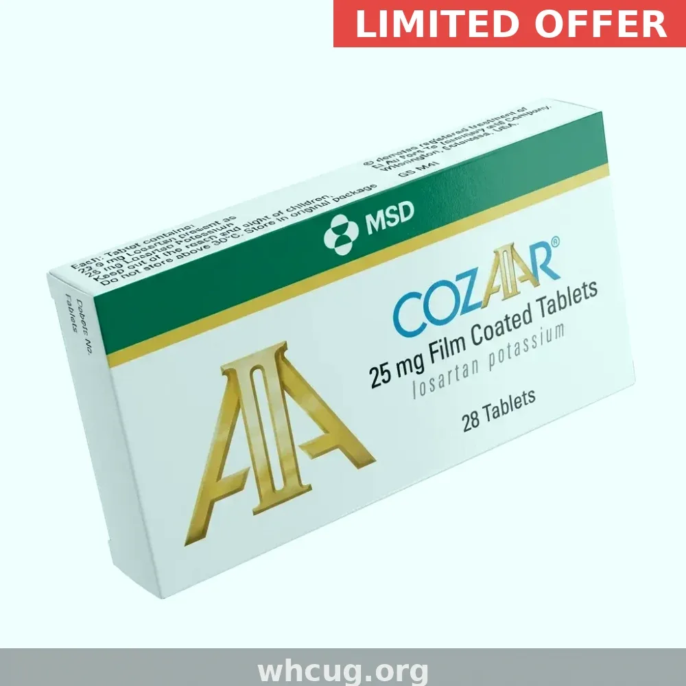 Order Cozaar 100mg in USA | Losartan Without Prescription From $0.95